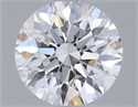 Lab Grown Diamond 1.07 Carats, Round with Excellent Cut, D Color, VVS2 Clarity and Certified by IGI
