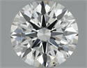 Lab Grown Diamond 1.43 Carats, Round with Ideal Cut, F Color, SI1 Clarity and Certified by IGI