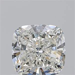 Picture of Natural Diamond 1.01 Carats, Cushion with  Cut, J Color, SI1 Clarity and Certified by GIA