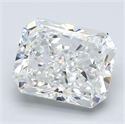 Natural Diamond 3.03 Carats, Radiant with  Cut, H Color, VS1 Clarity and Certified by GIA