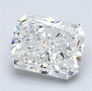 Picture of Natural Diamond 3.03 Carats, Radiant with  Cut, H Color, VS1 Clarity and Certified by GIA