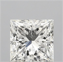 Natural Diamond 1.01 Carats, Princess with  Cut, H Color, VVS2 Clarity and Certified by IGI