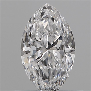 Picture of Natural Diamond 0.12 Carats, Marquise with  Cut, D Color, VVS1 Clarity and Certified by IGI