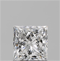 Diamante Natural 1.08 quilates, Princesa , Color F, claridad VVS1 y certificado GIA