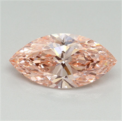 Picture of Lab Grown Diamond 2.01 Carats, Marquise with  Cut, Fancy Vivid Pink Color, VS2 Clarity and Certified by IGI