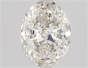 Natural Diamond 0.71 Carats, Oval with  Cut, I Color, VVS1 Clarity and Certified by GIA
