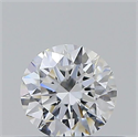 Natural Diamond 0.41 Carats, Round with Excellent Cut, F Color, VVS2 Clarity and Certified by GIA