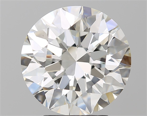 Picture of Natural Diamond 4.02 Carats, Round with Excellent Cut, H Color, VS2 Clarity and Certified by GIA