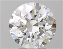 Natural Diamond 4.02 Carats, Round with Excellent Cut, H Color, VS2 Clarity and Certified by GIA