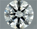 Natural Diamond 0.72 Carats, Round with Excellent Cut, M Color, VVS2 Clarity and Certified by GIA