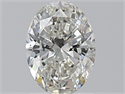 Natural Diamond 1.01 Carats, Oval with  Cut, H Color, SI2 Clarity and Certified by GIA