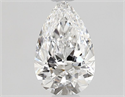 Diamante Natural 0.50 quilates, De pera , Color E, claridad VVS1 y certificado GIA