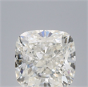 Natural Diamond 0.90 Carats, Cushion with  Cut, F Color, VS2 Clarity and Certified by IGI