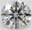 Del inventario de diamantes de laboratorio, 2.50 quilates, Redondo , Color E, claridad VS1 y certificado GIA