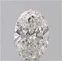 Natural Diamond 1.51 Carats, Oval with  Cut, I Color, SI2 Clarity and Certified by GIA