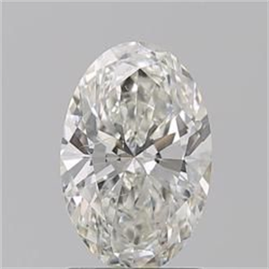 Foto Diamante Natural 1.51 quilates, Ovalado , Color I, claridad SI2 y certificado GIA de