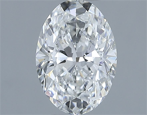 Foto Diamante Natural 1.01 quilates, Ovalado , Color F, claridad SI2 y certificado GIA de