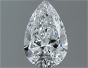 Diamante Natural 0.70 quilates, De pera , Color E, claridad VS2 y certificado GIA