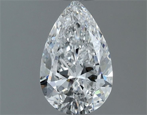 Picture of Natural Diamond 0.70 Carats, Pear with  Cut, E Color, VS2 Clarity and Certified by GIA