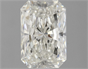 Natural Diamond 0.90 Carats, Radiant with  Cut, J Color, VS1 Clarity and Certified by GIA