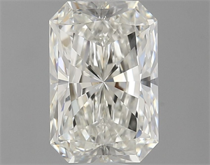 Picture of Natural Diamond 0.90 Carats, Radiant with  Cut, J Color, VS1 Clarity and Certified by GIA