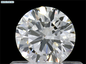 Foto Diamante Natural 0.50 quilates, Redondo , Color H, claridad SI1 y certificado GIA de