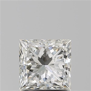 Picture of Natural Diamond 1.50 Carats, Princess with  Cut, J Color, SI1 Clarity and Certified by GIA