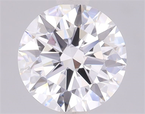 Picture of Lab Grown Diamond 1.71 Carats, Round with Ideal Cut, D Color, IF Clarity and Certified by IGI