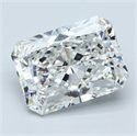 Natural Diamond 6.22 Carats, Radiant with  Cut, G Color, SI1 Clarity and Certified by GIA