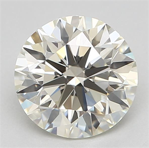 Picture of Natural Diamond 0.70 Carats, Round with Excellent Cut, L Color, VS2 Clarity and Certified by GIA
