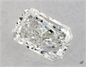 Natural Diamond 0.70 Carats, Radiant with  Cut, G Color, VVS1 Clarity and Certified by GIA