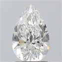 Natural Diamond 1.20 Carats, Pear with  Cut, G Color, SI2 Clarity and Certified by GIA