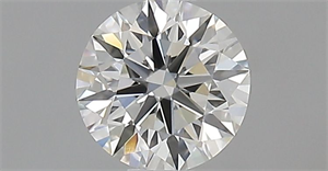 Picture of Natural Diamond 0.50 Carats, Round with Excellent Cut, G Color, VVS2 Clarity and Certified by IGI