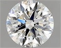 Natural Diamond 1.12 Carats, Round with Excellent Cut, I Color, SI1 Clarity and Certified by GIA
