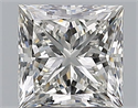Natural Diamond 1.51 Carats, Princess with  Cut, H Color, VS1 Clarity and Certified by GIA