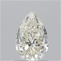 Diamante Natural 1.21 quilates, De pera , Color L, claridad SI2 y certificado GIA
