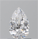 Natural Diamond 0.70 Carats, Pear with  Cut, D Color, VS2 Clarity and Certified by GIA