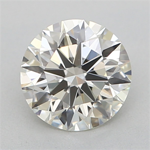 Foto Diamante Natural 0.41 quilates, Redondo , Color J, claridad IF y certificado GIA de