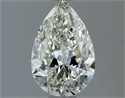 Natural Diamond 1.51 Carats, Pear with  Cut, J Color, VS1 Clarity and Certified by IGI
