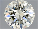 Natural Diamond 0.70 Carats, Round with Excellent Cut, L Color, VVS2 Clarity and Certified by GIA