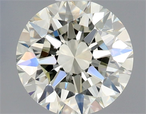 Picture of Natural Diamond 0.70 Carats, Round with Excellent Cut, L Color, VVS2 Clarity and Certified by GIA