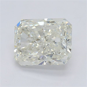 Picture of Natural Diamond 1.02 Carats, Radiant with  Cut, J Color, VS2 Clarity and Certified by GIA