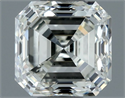 Natural Diamond 1.00 Carats, Asscher with  Cut, I Color, SI1 Clarity and Certified by IGI
