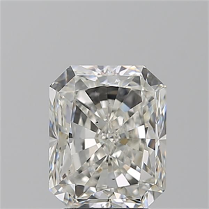Picture of Natural Diamond 3.01 Carats, Radiant with  Cut, H Color, SI1 Clarity and Certified by GIA
