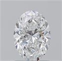 Diamante Natural 1.21 quilates, Ovalado , Color E, claridad SI1 y certificado GIA