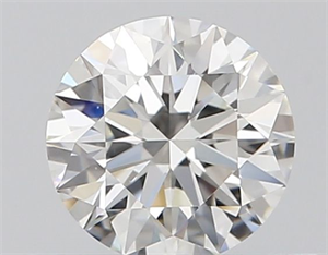 Picture of Natural Diamond 0.44 Carats, Round with Excellent Cut, H Color, VVS1 Clarity and Certified by GIA