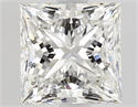 Natural Diamond 1.43 Carats, Princess with  Cut, G Color, VVS1 Clarity and Certified by GIA