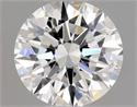 Natural Diamond 0.43 Carats, Round with Excellent Cut, G Color, VVS1 Clarity and Certified by GIA