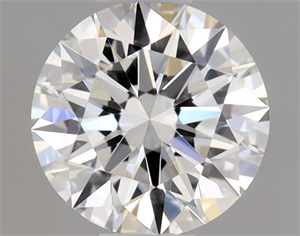 Picture of Natural Diamond 0.43 Carats, Round with Excellent Cut, G Color, VVS1 Clarity and Certified by GIA