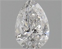 Diamante Natural 0.33 quilates, De pera , Color D, claridad SI2 y certificado GIA